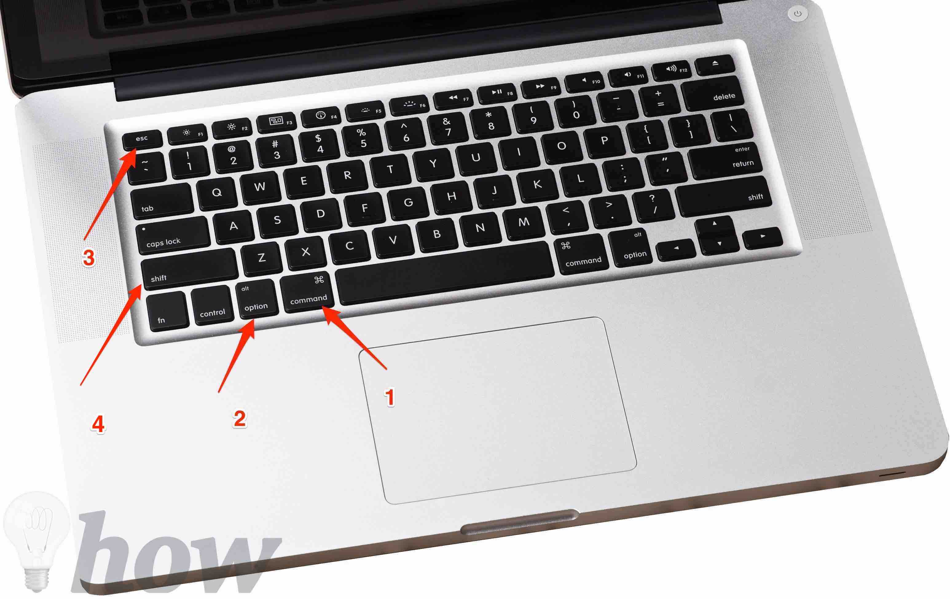 Keyboard shortcut for force quit mac
